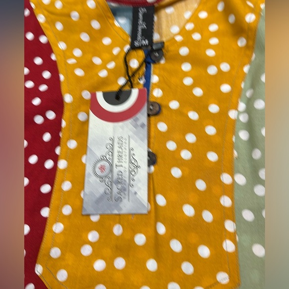 NWT. Sacred Threads Blouse S/M 222254. BL/RD6 - Picture 3 of 3